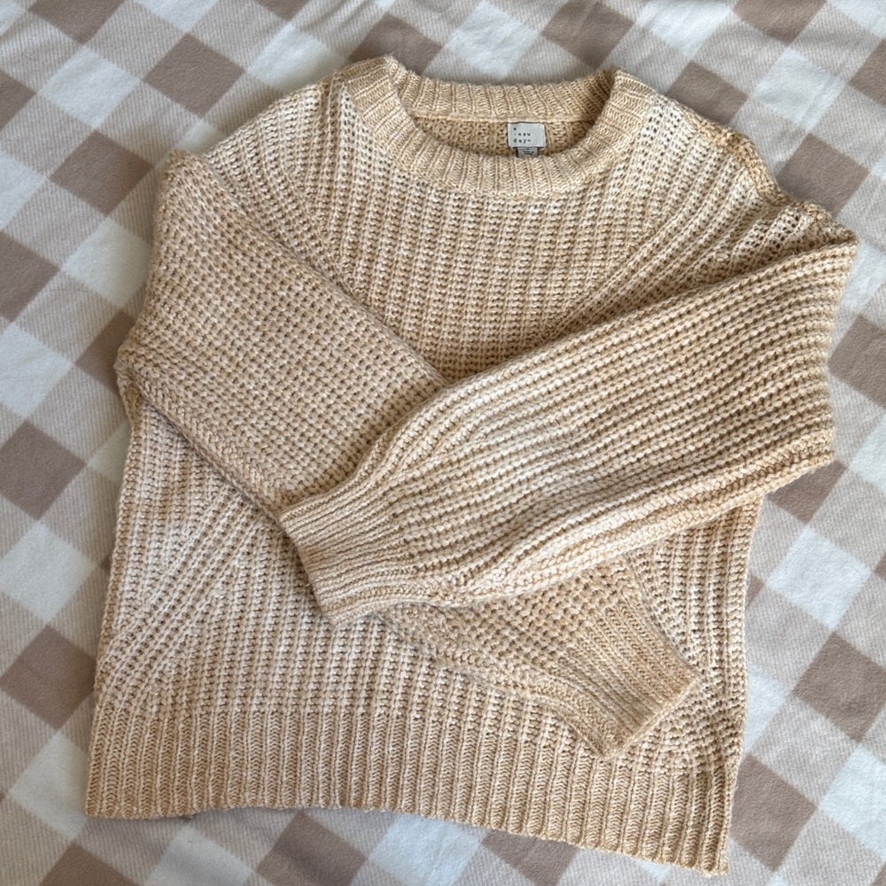 Cream Knit Sweater